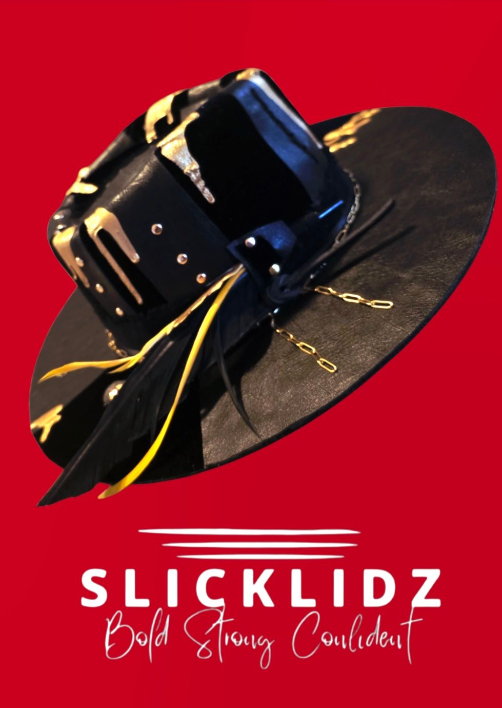 Slicklidz Custom "Black Stallion" Fedora