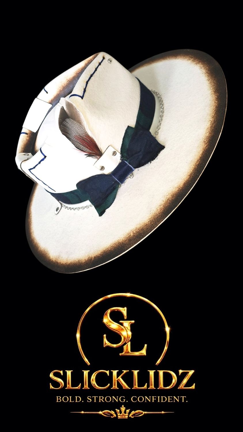 Slicklidz Custom Cream Fedora