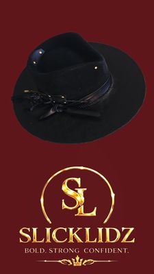 Slicklidz Black Fedora