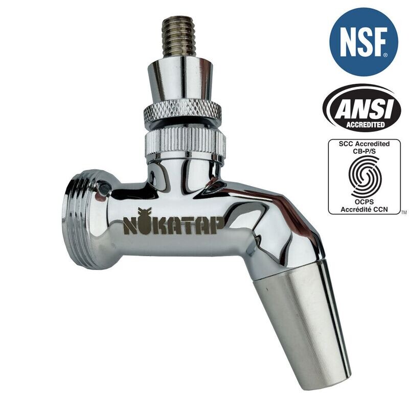 NUKATAP SS Tap and Tail (Stainless Steel) - Forward Sealing Tap