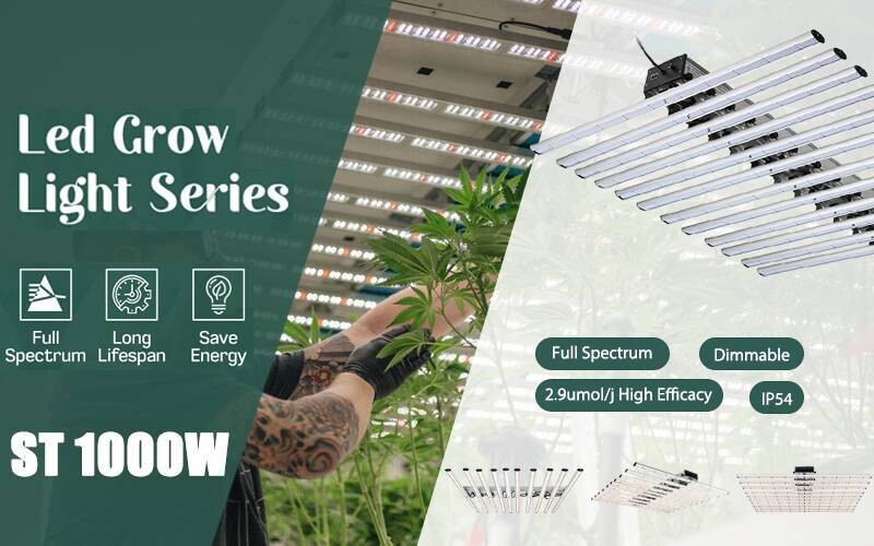 Samsung LM301H/301B 1000w Spider Bar Full Spectrum Hydroponic Dimmable 660nm Indoor Plant LED Grow light