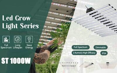 Samsung LM301H/301B 1000w Spider Bar Full Spectrum Hydroponic Dimmable 660nm Indoor Plant LED Grow light