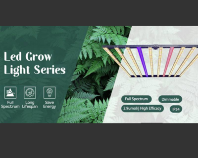 Samsung LM301H/301B 800w Spider Bar Full Spectrum Dimmable 660nm Indoor Plant LED Grow light