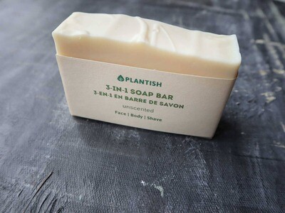 PLANTISH 3-in-1 Soap Bar with Shea Butter