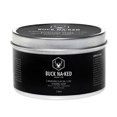 BUCKED NAKED Canadian Glacial Clay Shave Soap