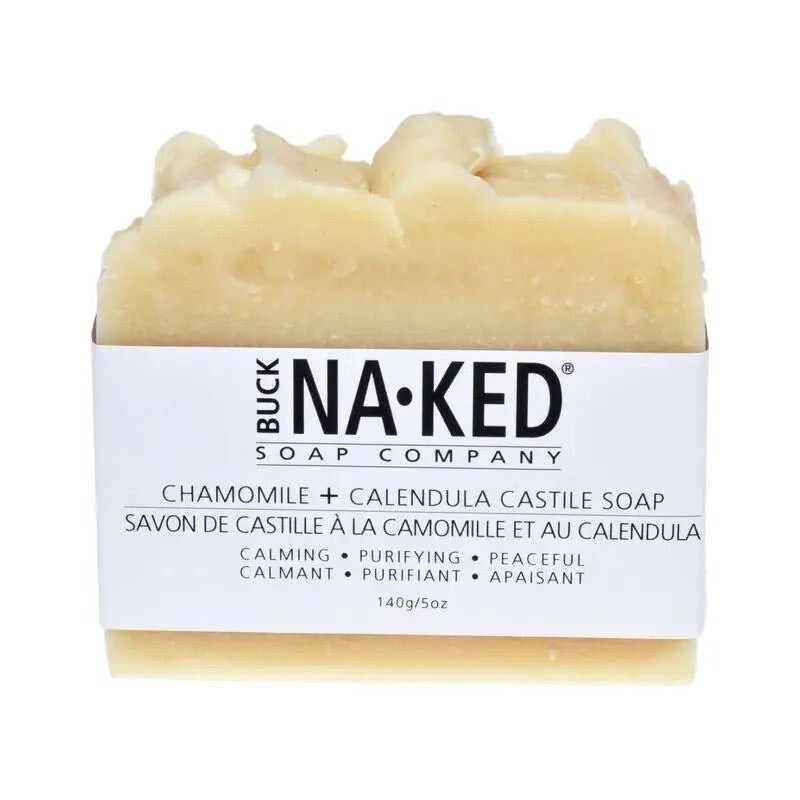 BUCK NAKED Chamomile & Calendula Castile Soap
