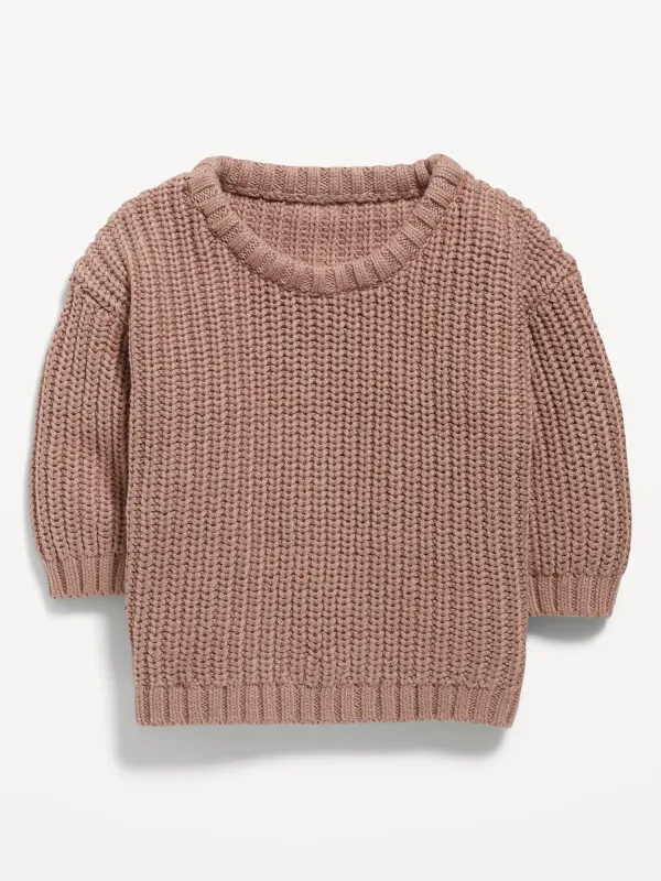 Hand Knitted Personalized Baby Name Pullover Sweater