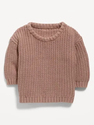 Hand Knitted Personalized Baby Name Pullover Sweater