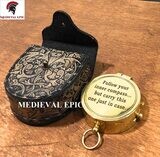 Brass Pocket Compass