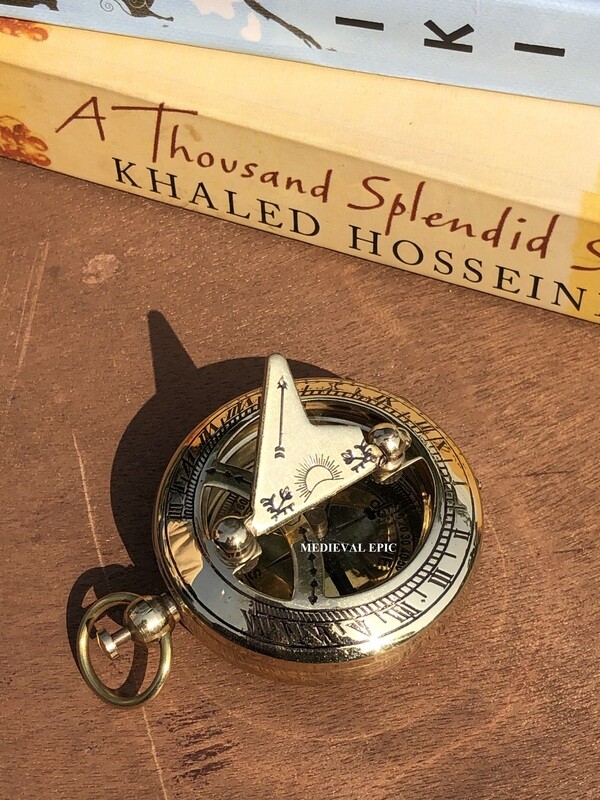 Push Button Sundial Compass