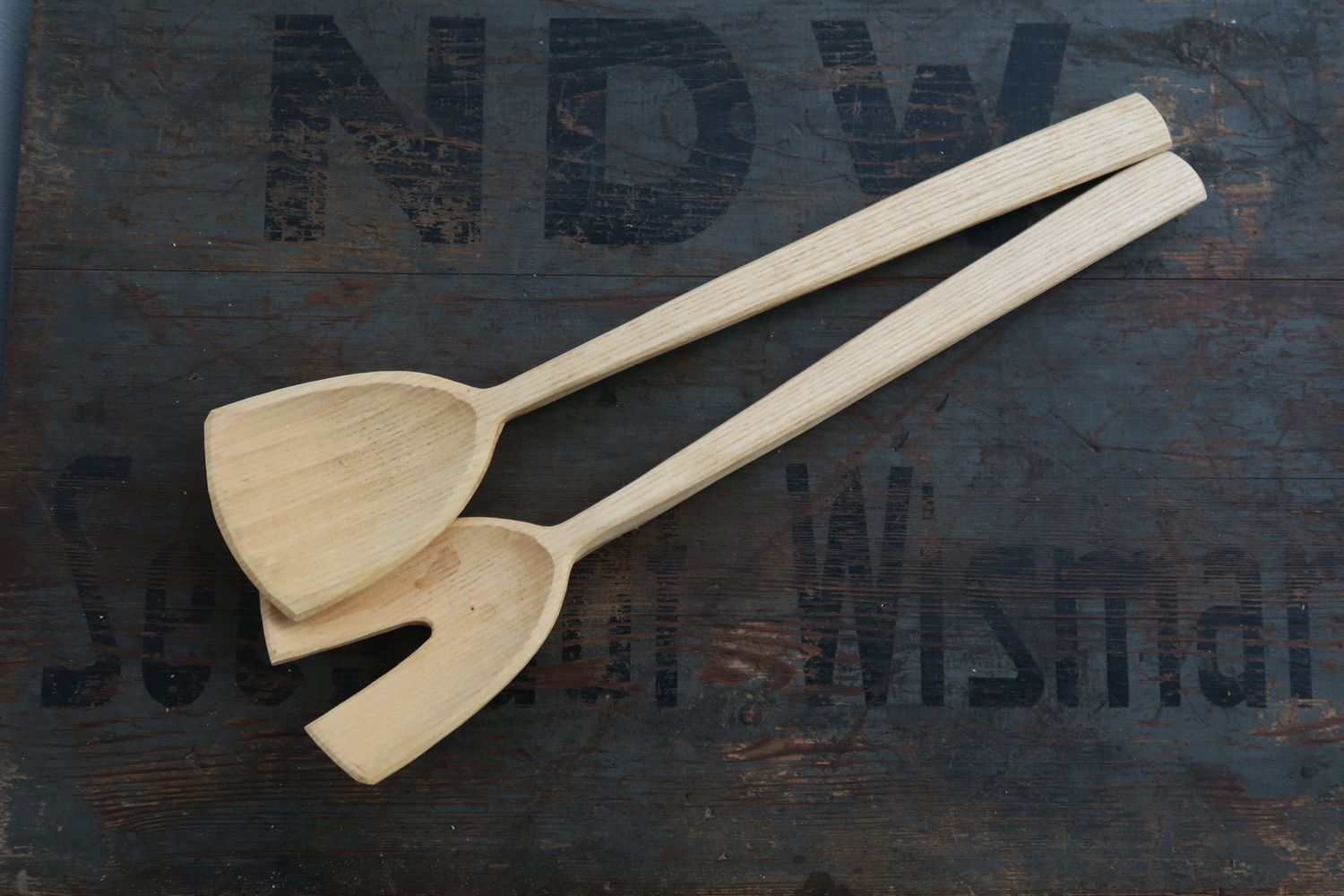 Salad servers  - ash