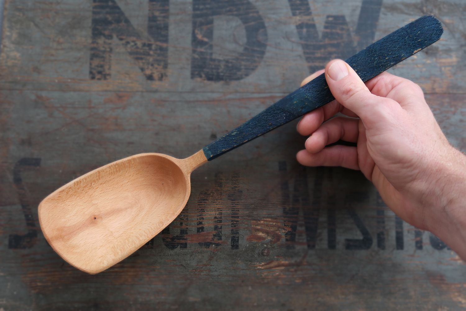 Ladle/ serving scoop - Beech