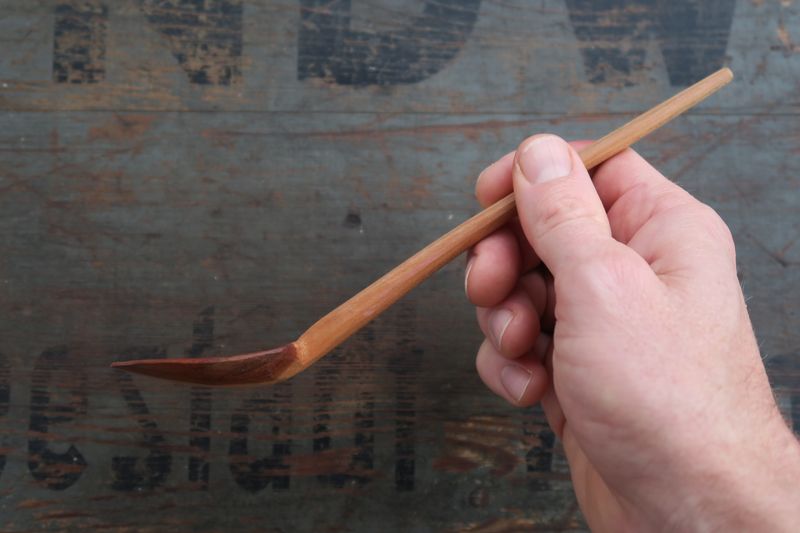 camping spoon - cherry