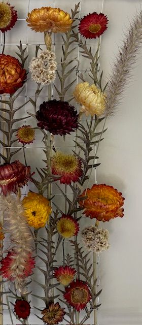 Artwork with Dried flowers Small