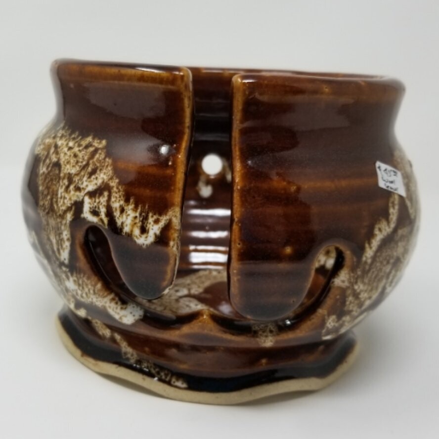 Brown Yarn Bowl