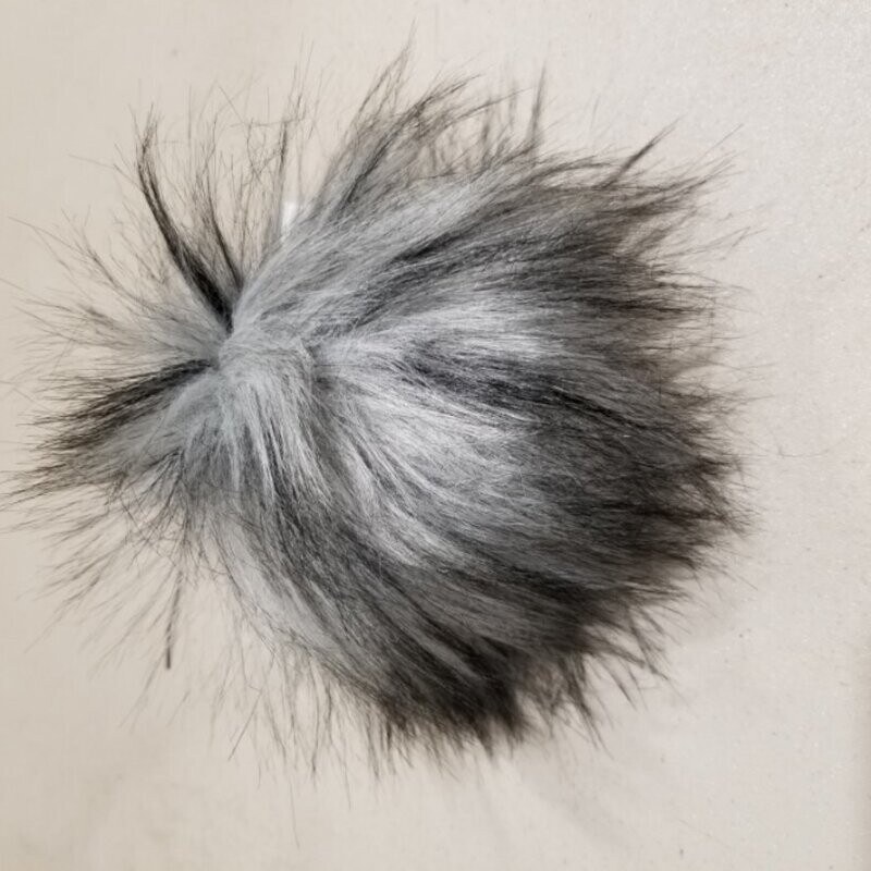 Slate Pompom 5 Inch