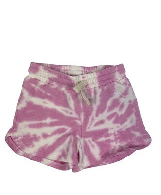 California Vintage Short Tye dye roze/wit