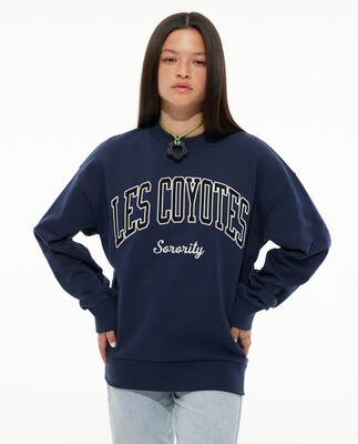 Les Coyotes de Paris Logo meisjes Sweater marine