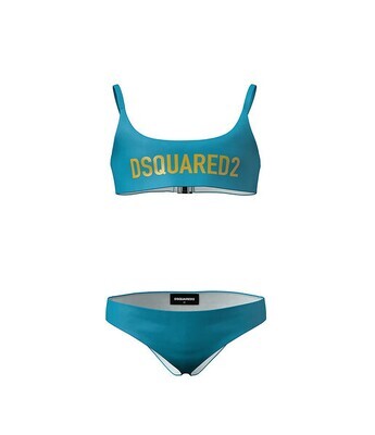 Dsquared meisjes Bikini DQ1787 turquoise
