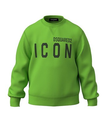 Dsquared jongens/meisjes sweater DQ049U ICON groen
