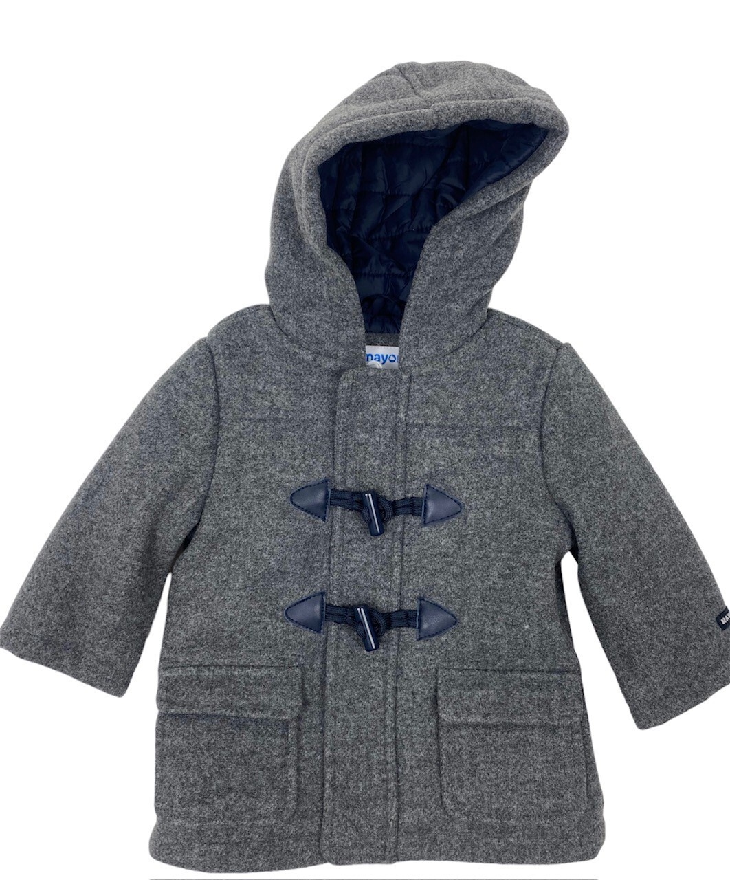 Mayoral baby jongens Jas 2442 grijs