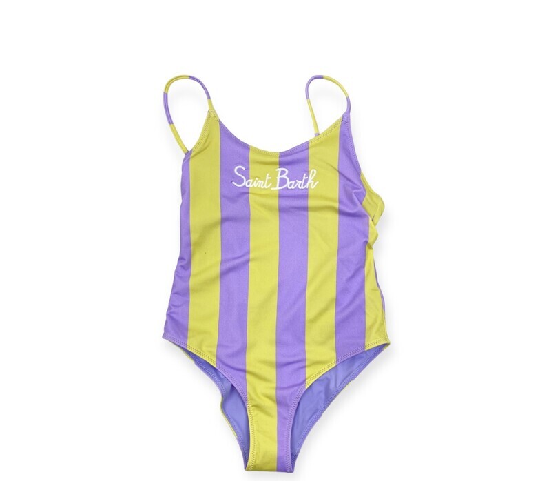 Saint Barth badpak CEC0005 paars/geel Saint Barth badpak CEC0005 paars/geel