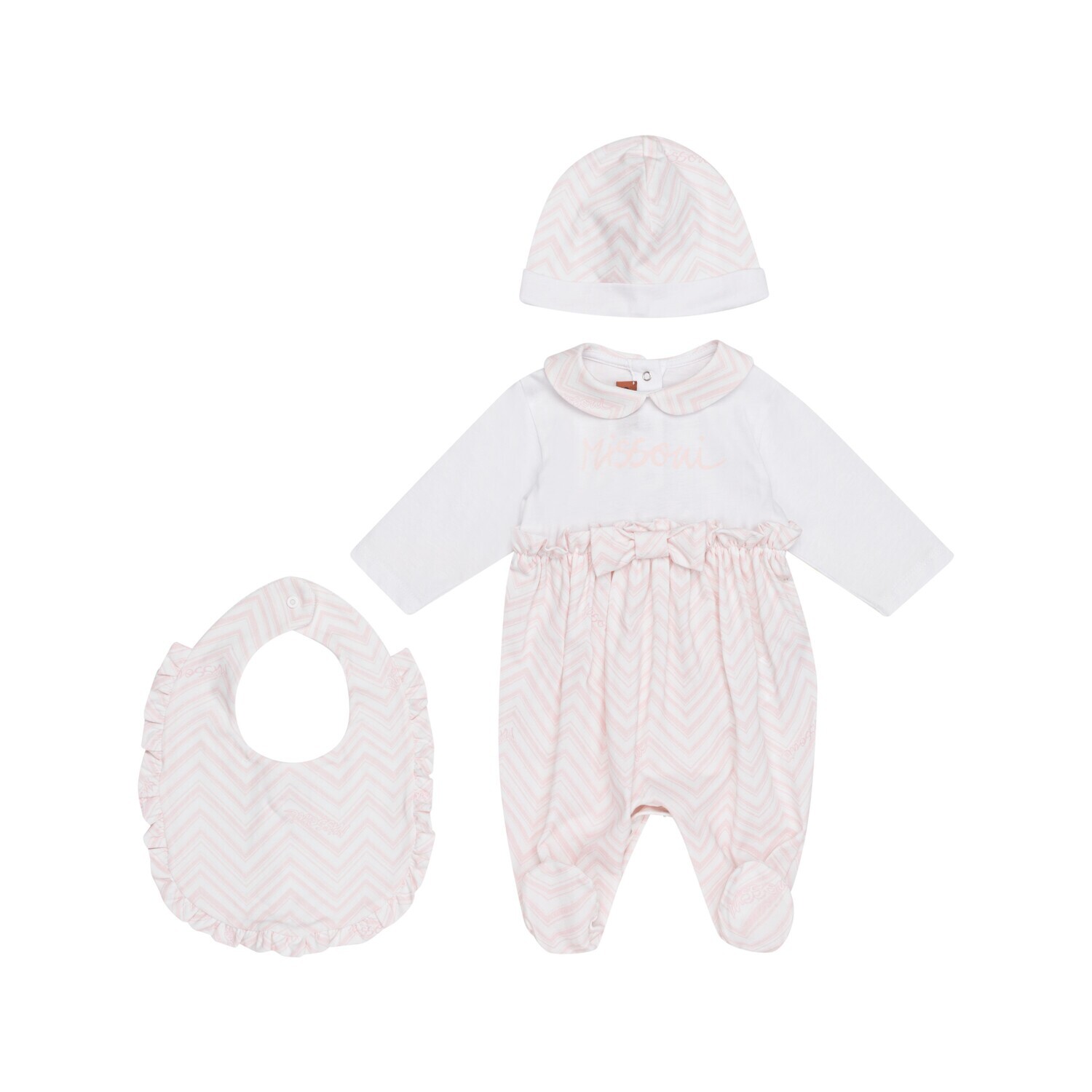 Missoni babyboxpak MUB020 roze/wit