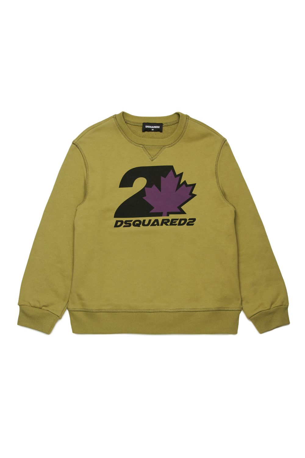 Dsquared sweater DQ2469 Camel/paars