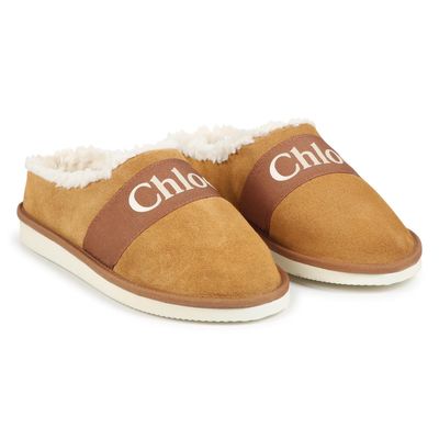 Chloe slof C20285 chestnut Chloe slof C20285 chestnut