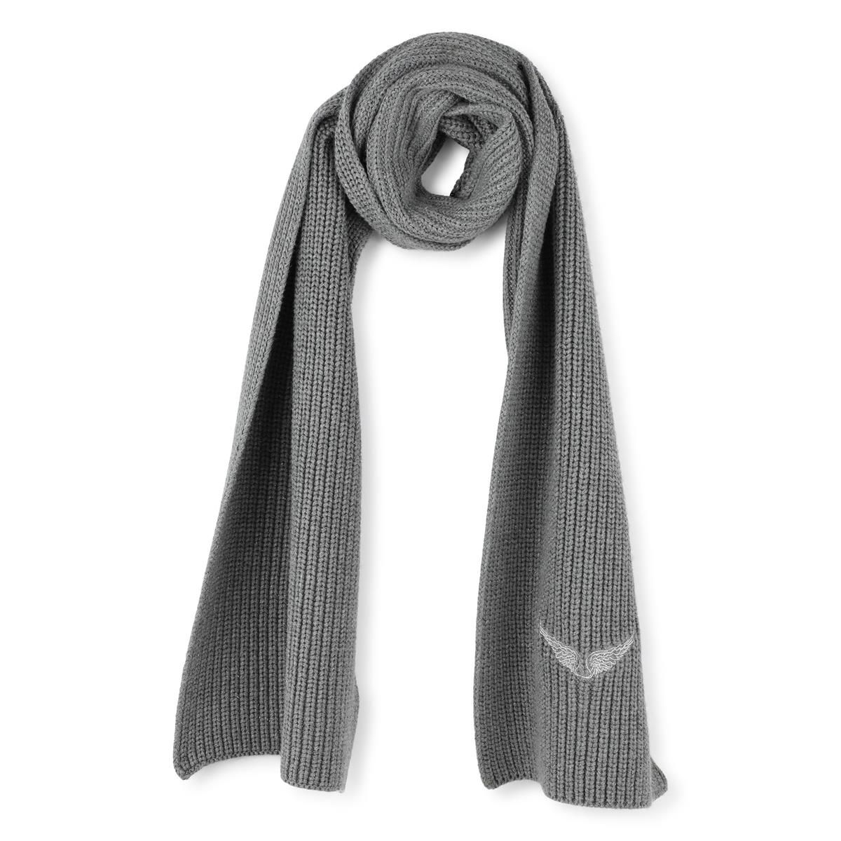 Zadig et Voltaire Sjaal X60279 grijs