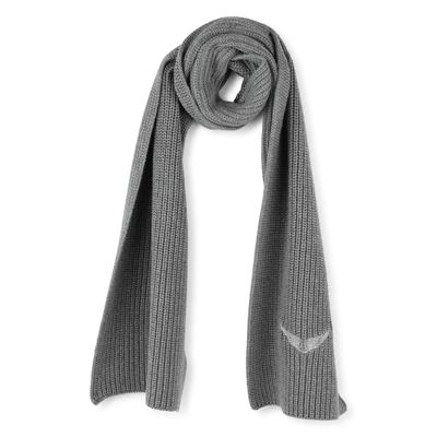 Zadig et Voltaire Sjaal X60279 grijs