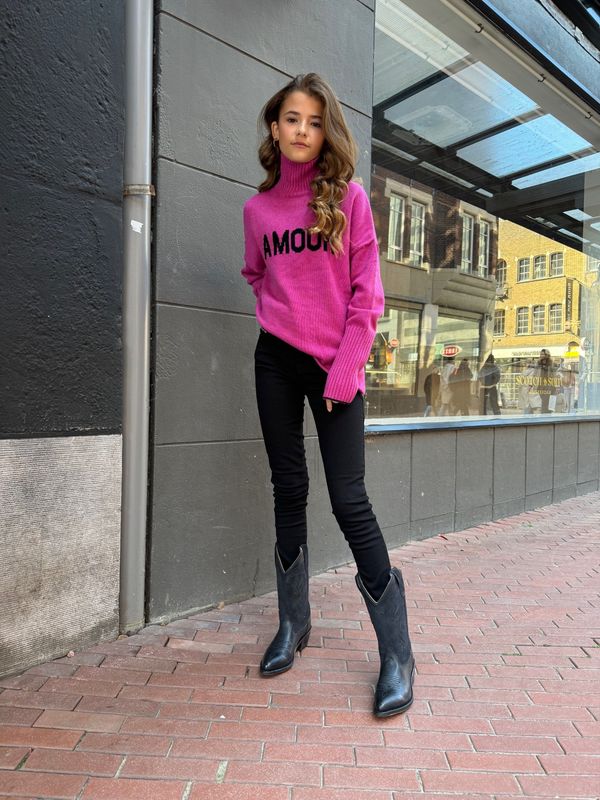 Diesel meisjes jeans Slandy High zwart