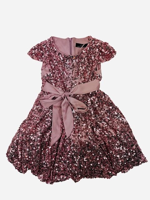 Prinsessefin Sequin Dress roze