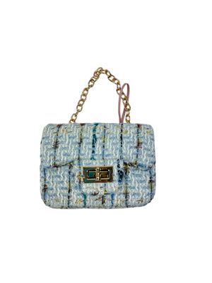 Prinsessefin Tas S blauw/goud