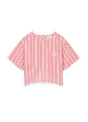 Louise Micha Blouse Kalistee roze/streep