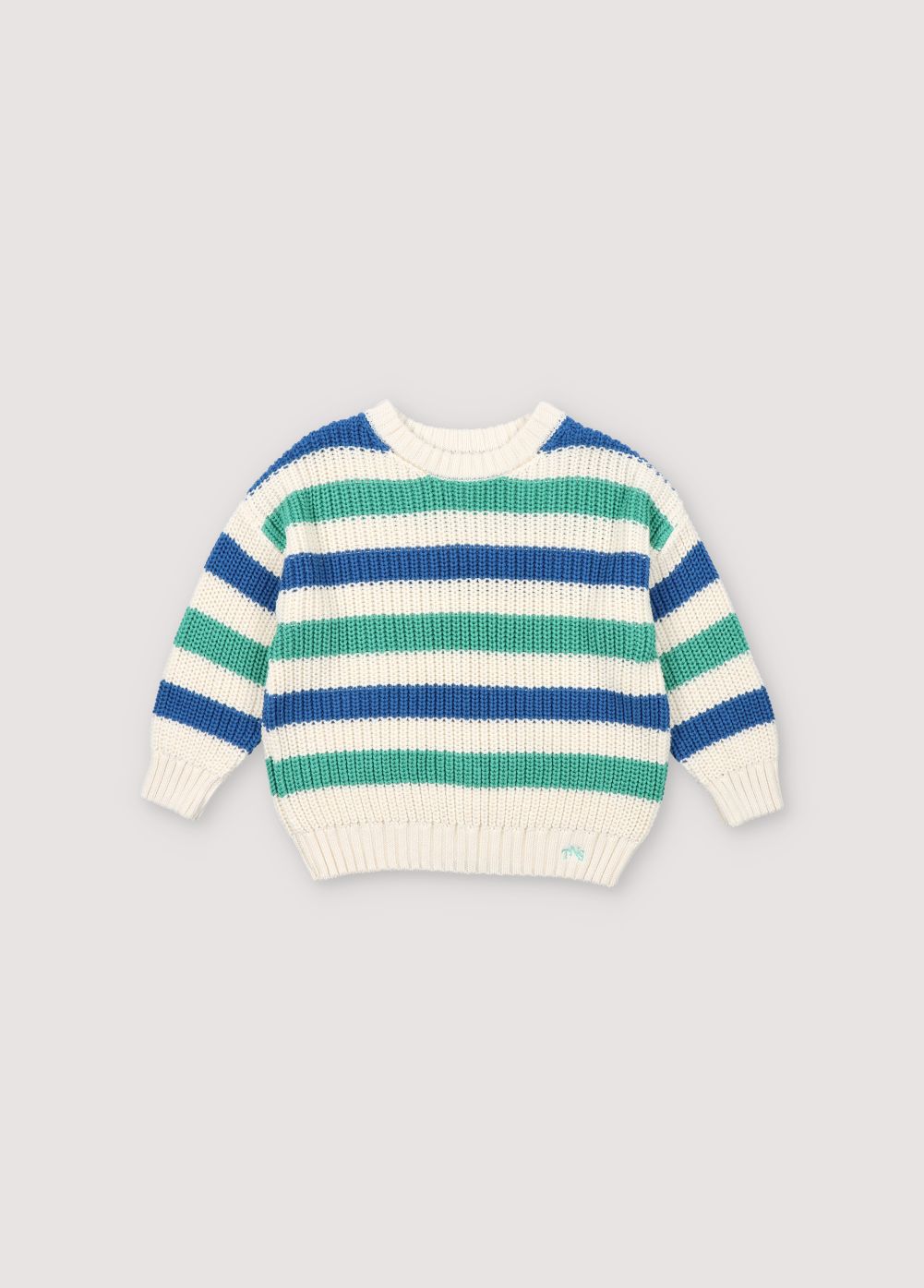 The new Society Leto Jumper streep/blauw