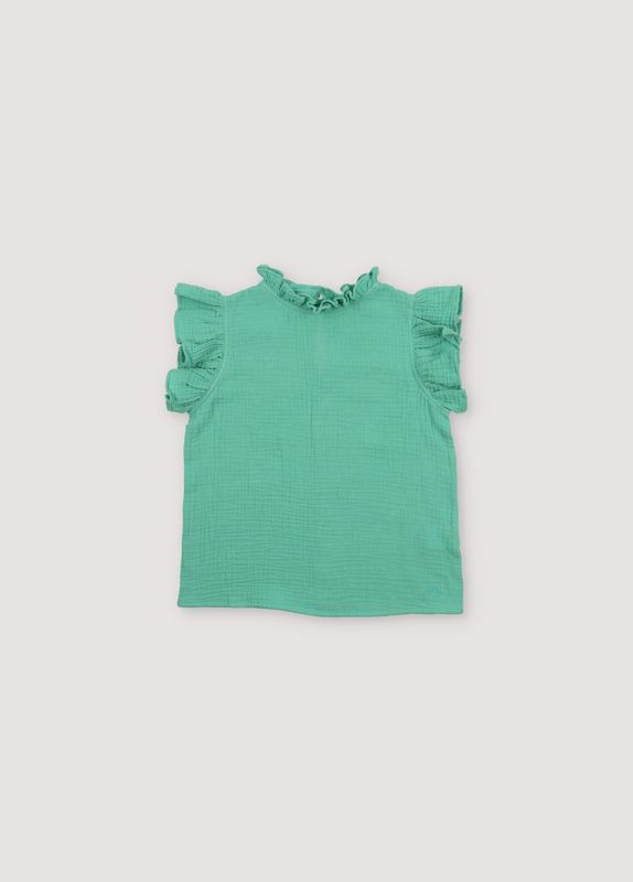 The new Society Spyros Blouse groen The new Society Spyros Blouse groen