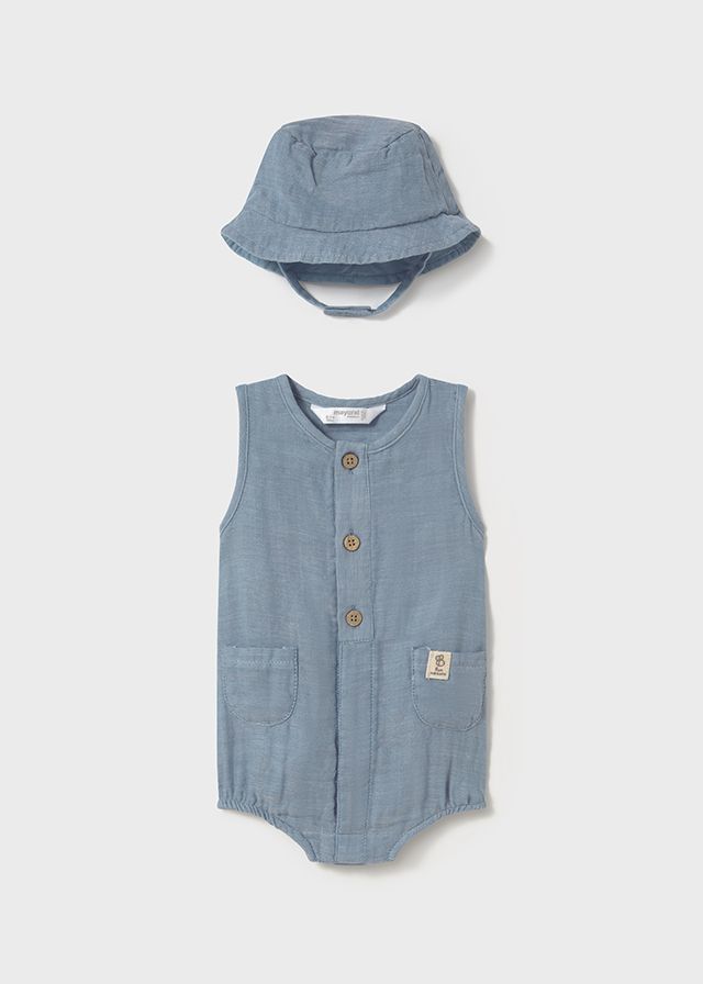 Mayoral Pakje met hoedje 1603 set blauw