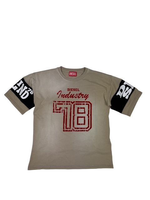 Diesel T-shirt Tbost zand