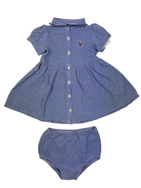 Ralphb Lauren Jurk 310734896001 z25 lichtblauw