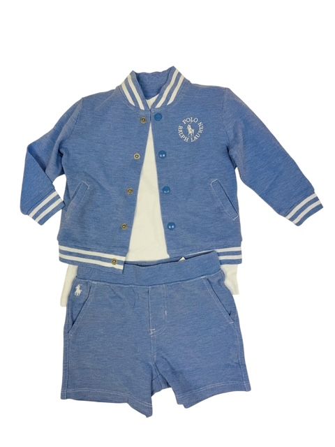 Ralph Lauren set 3 delig 320966894001 lichtblauw