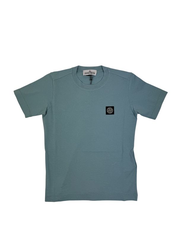 Stone Island T-shirt 2100002 S0047 lichtblauw Stone Island T-shirt 2100002 S0047 lichtblauw