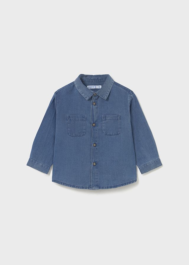 Mayoral Blouse 2108 denim jeans licht