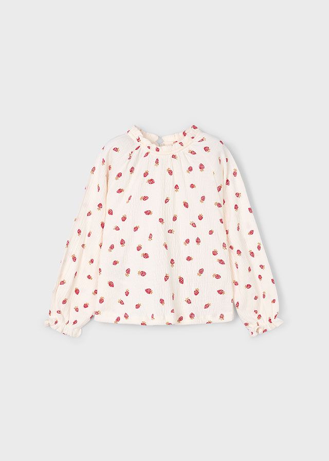 Mayoral Blouse 4003 blouse rood