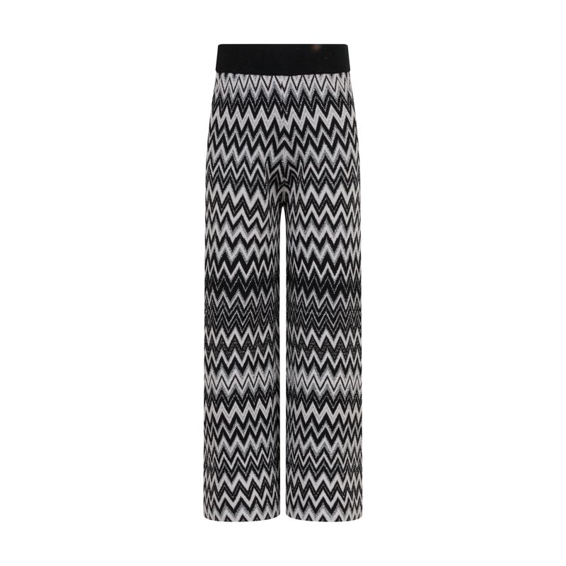 Missoni Broek MX6A30 zwart/wit Missoni Broek MX6A30 zwart/wit