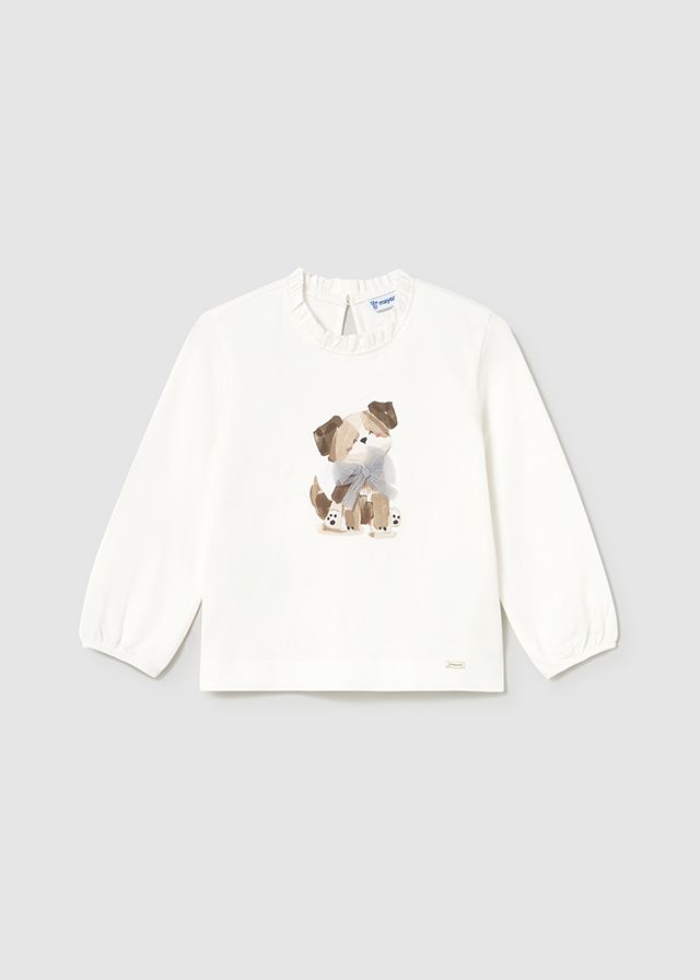 Mayoral T shirt 2075 ecru