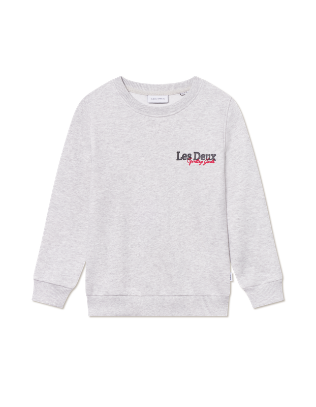 Les Deux Racing sweatshirt grijs Les Deux Racing sweatshirt grijs