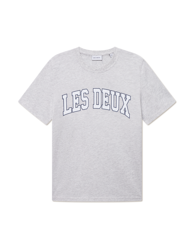Les Deux Aiden t-shirt grijs Les Deux Aiden t-shirt grijs