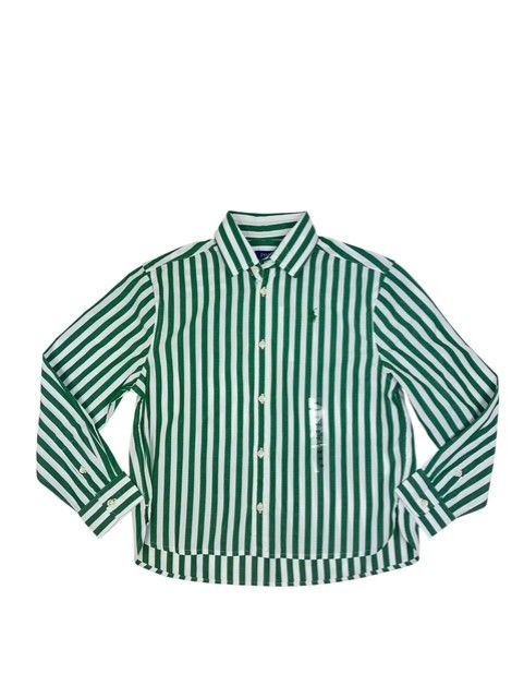 Ralph Lauren blouse 313978280001 groen/streep Ralph Lauren blouse 313978280001 groen/streep