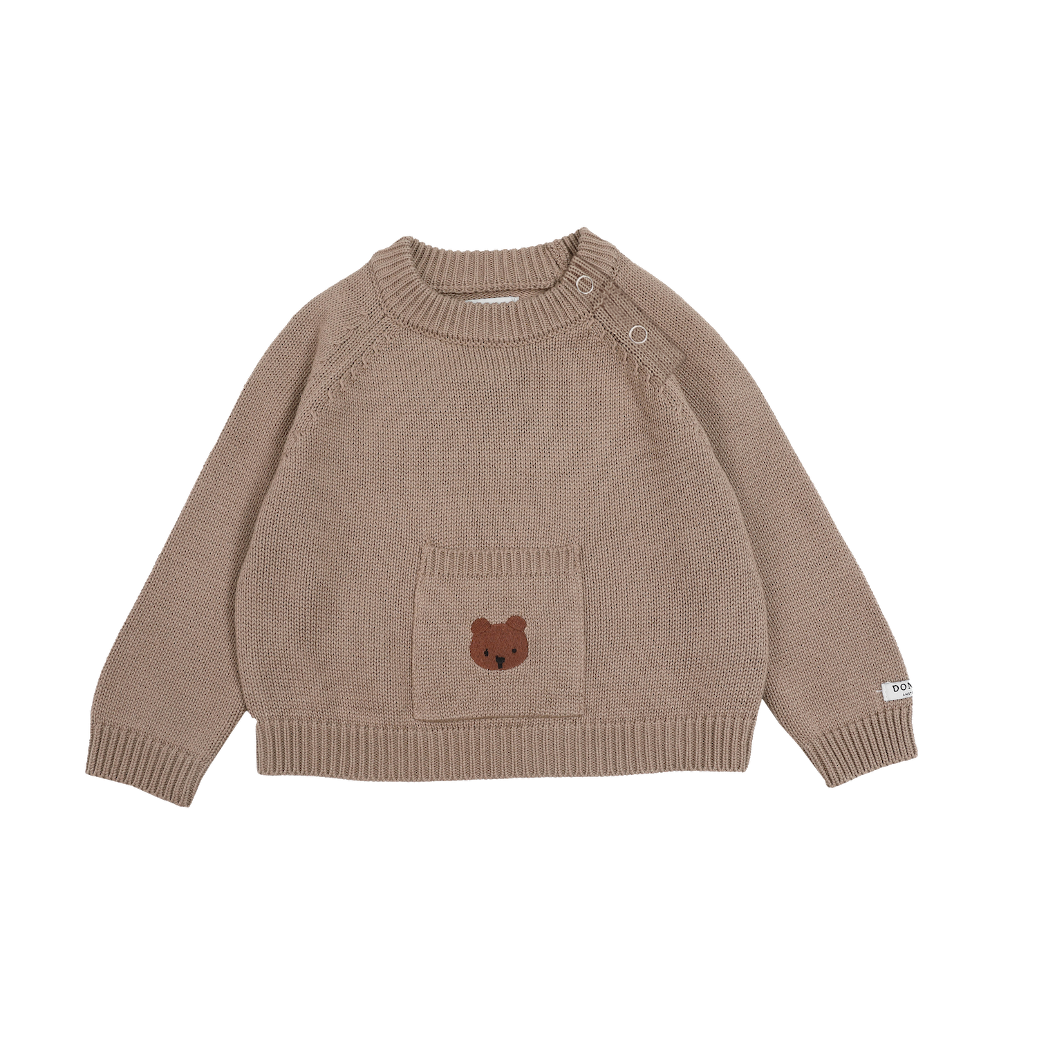 Donsje Trui Loeke Bear taupe